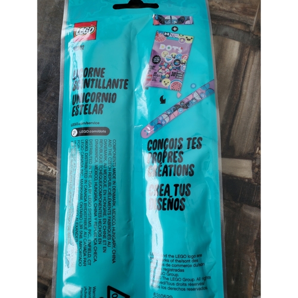 Lego Dots DIY Sparkly unicorn bracelet band - Picture 4 of 4